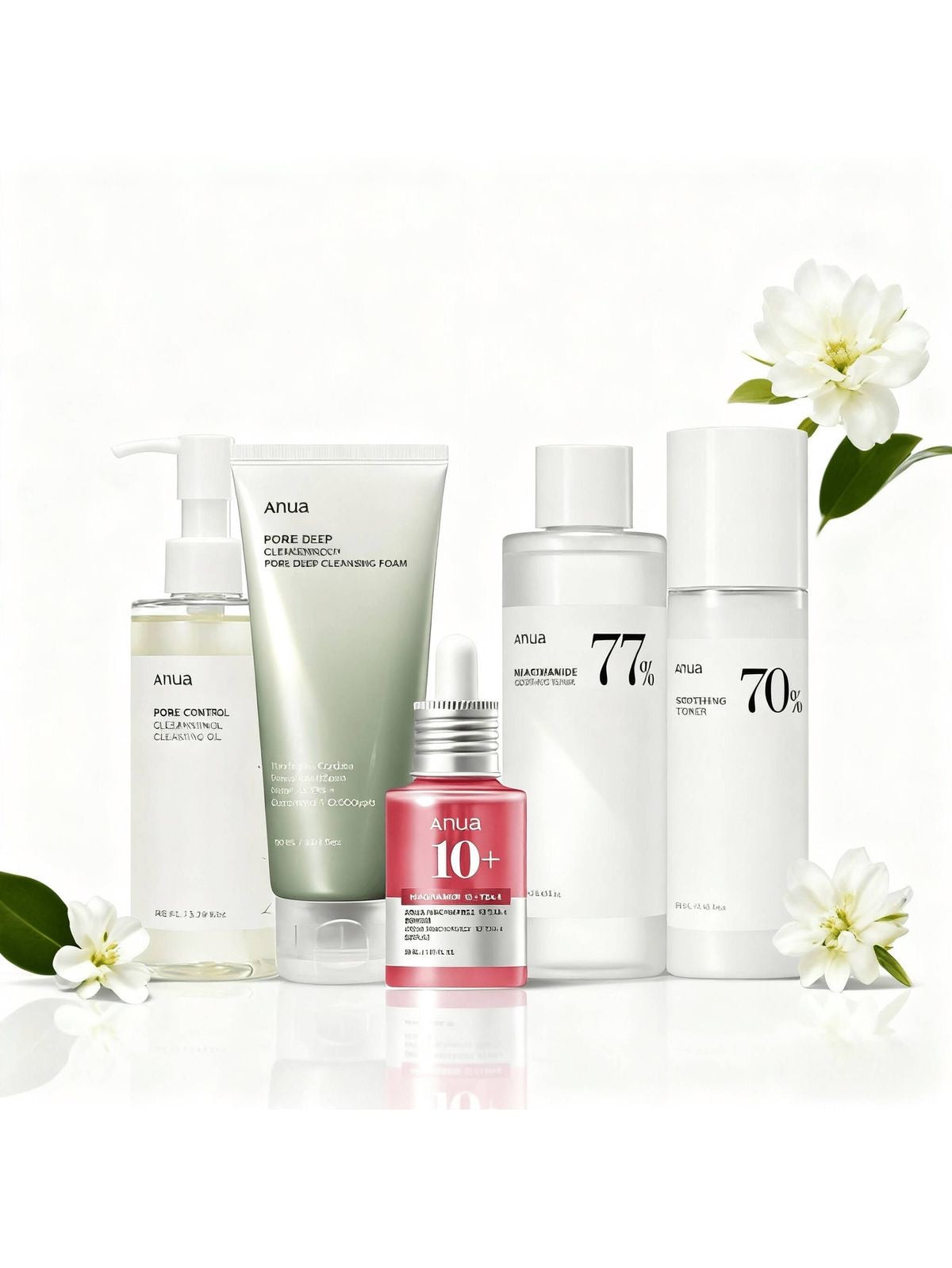 5-step Korean Skincare Set + Special Gift (30 Sheet Masks)